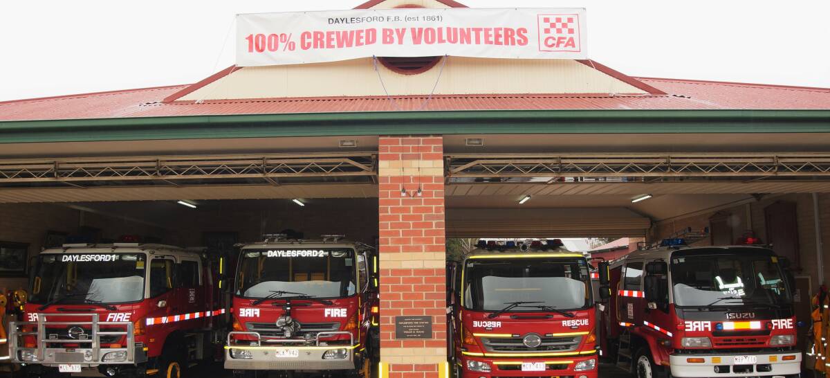 Low morale: Daylesford's volunteer brigade hopes Senate crossbenchers will support the Prime Minister's plans to abolish provisions reducing the role of non-paid firefighters.