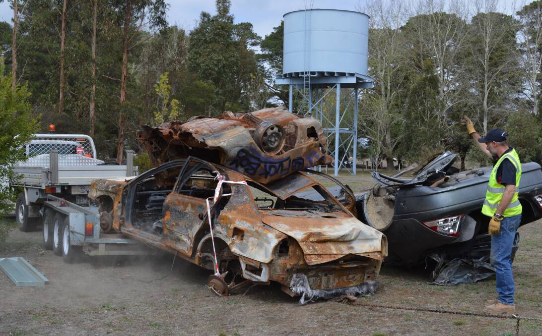 Rubbish horror: About 80 volunteers and 20 vehicles will take part in this weekend's Four Wheel Drive Victoria clean-up in the Wombat State Forest. The volunteers will remove cars, mattresses and other rubbish from the bush.