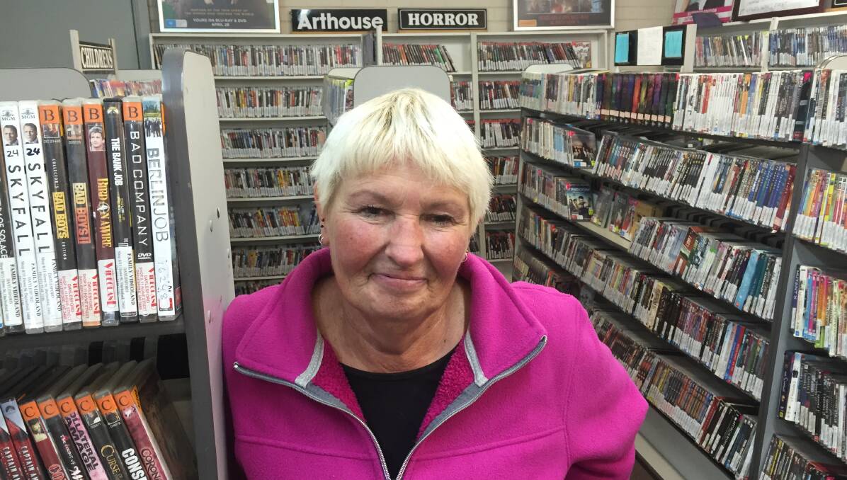 End of an era: Family Videoland co-owner Marg Baldock is retiring after 19 years of providing Daylesford with movies. Picture: Amber Wilson
