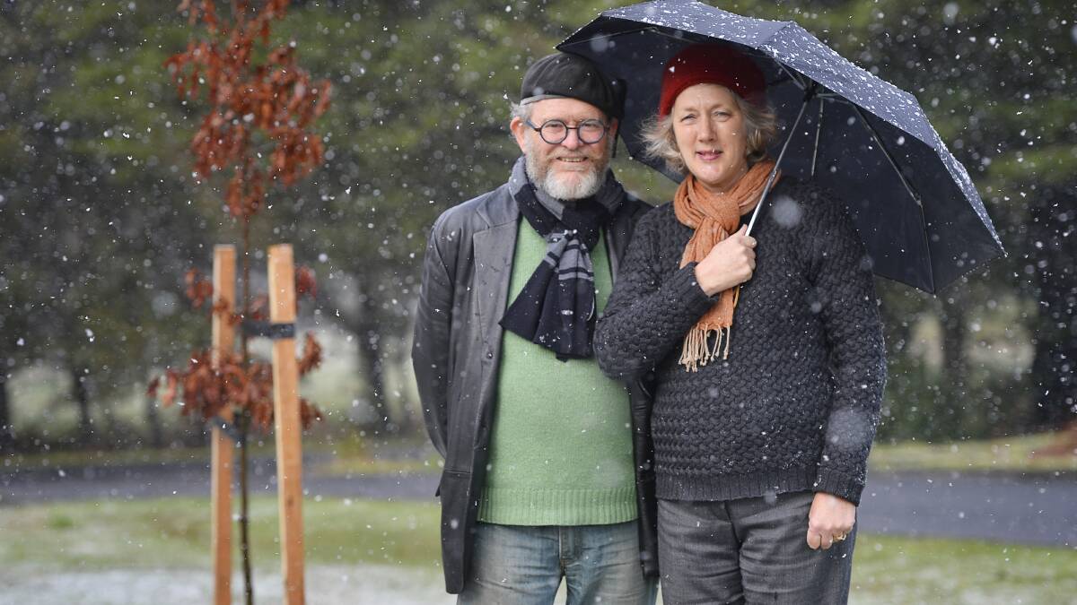 Trentham residents ​Peter and Sally Young. Picture: Dylan Burns