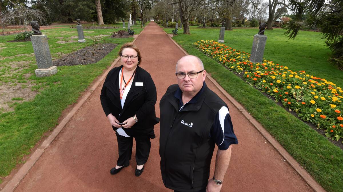 INQUIRY BACKED: Ballarat and District Suicide Prevention Network chairman Des Hudson, with Lifeline Ballarat's Nicky Barton, has backed beyondblue calls for an inquiry into rising suicide rates.