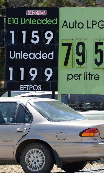 TOO MUCH?: Residents are not happy with the petrol prices in Daylesford. Picture: Kate Healy 