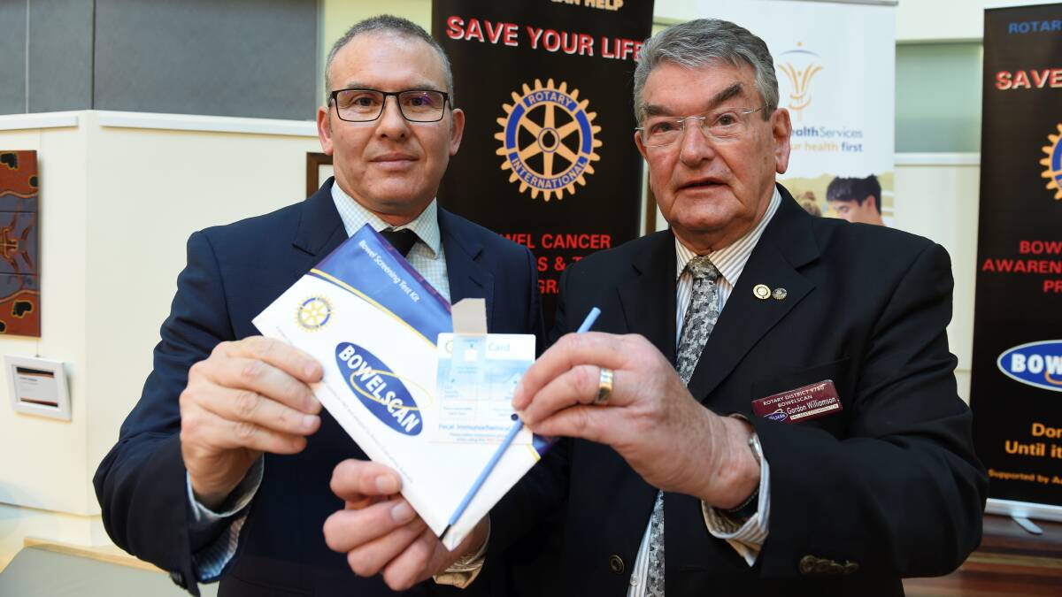 BRICC's Steve Medwell and Rotary's Gordon Williams launched the kit last year.