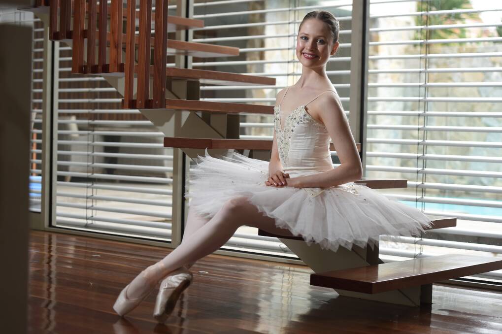 NEXT MOVE: Ballarat's Alexandra McMaster is about to be a professional ballerina in France, living out her dream but ready for the new tough challenge, putting into play all she has trained hard to be. Picture: Lachlan Bence