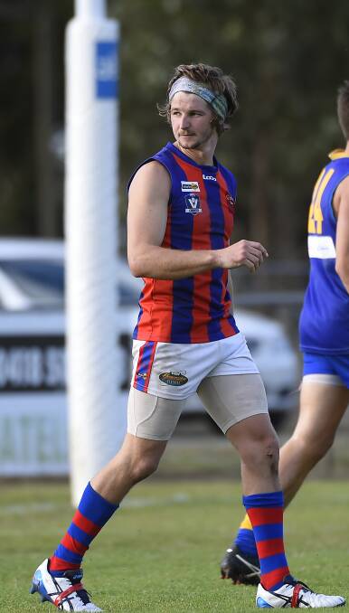 READY: Hepburn's Andy McKay has signalled his intent to play for the first time for Central Highlands Football League’s interleague showdown with Geelong and District.