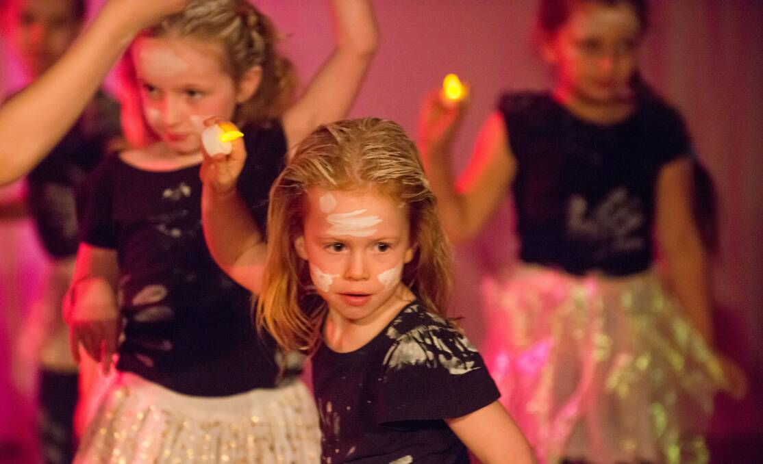 The big dance: Inside Out Dance Theatre Studio's annual performance is on again this Saturday night at the Daylesford Town Hall.  Picture: Tim Burder.  