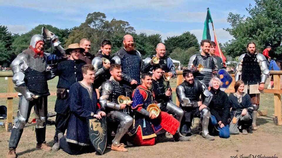 Medieval Faire combat group.