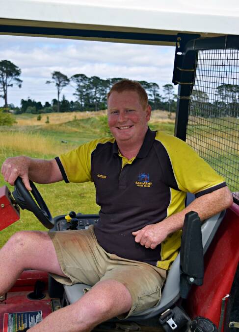 EXCITED: Ballarat Golf Club greenskeeper Keegan Mead is planning for his 12-month overseas working holiday as part of The Ohio Program. He will leave Australia in April.