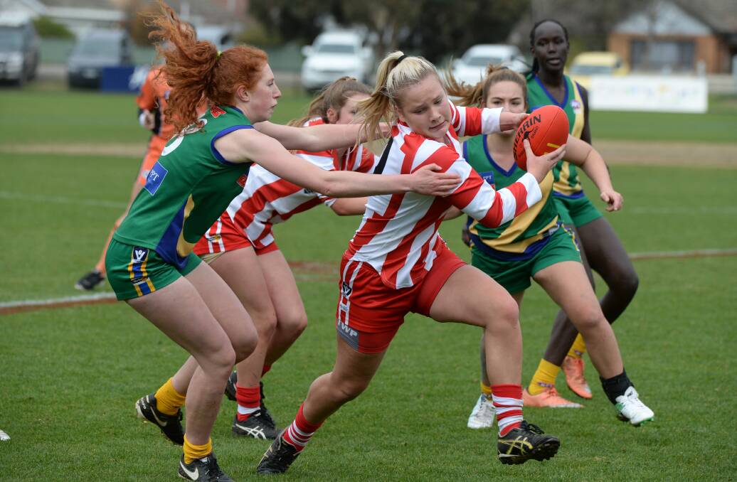 PATHWAY ADDITION: AFL Goldfields girls-only Auskick centres will be a stepping stone to junior and youth girls competitions.