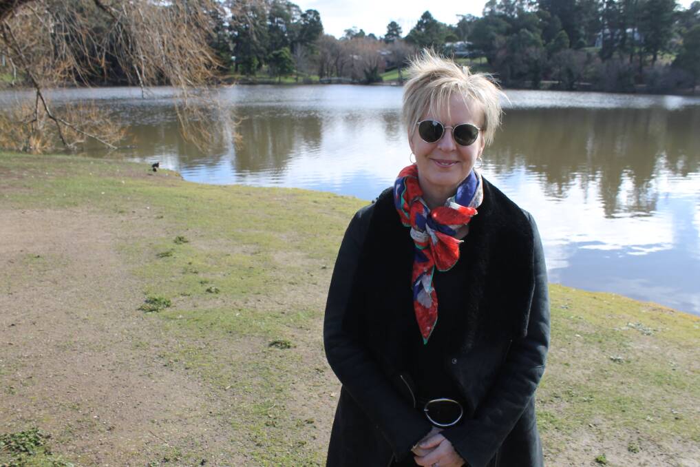 Daylesford and Macedon Ranges Tourism general manager Judith Isherwood at Lake Daylesford for the announcement of the Mineral Springs Feasibility, Business Case and Master Plan Project on Friday. Picture: Rochelle Kirkham. 