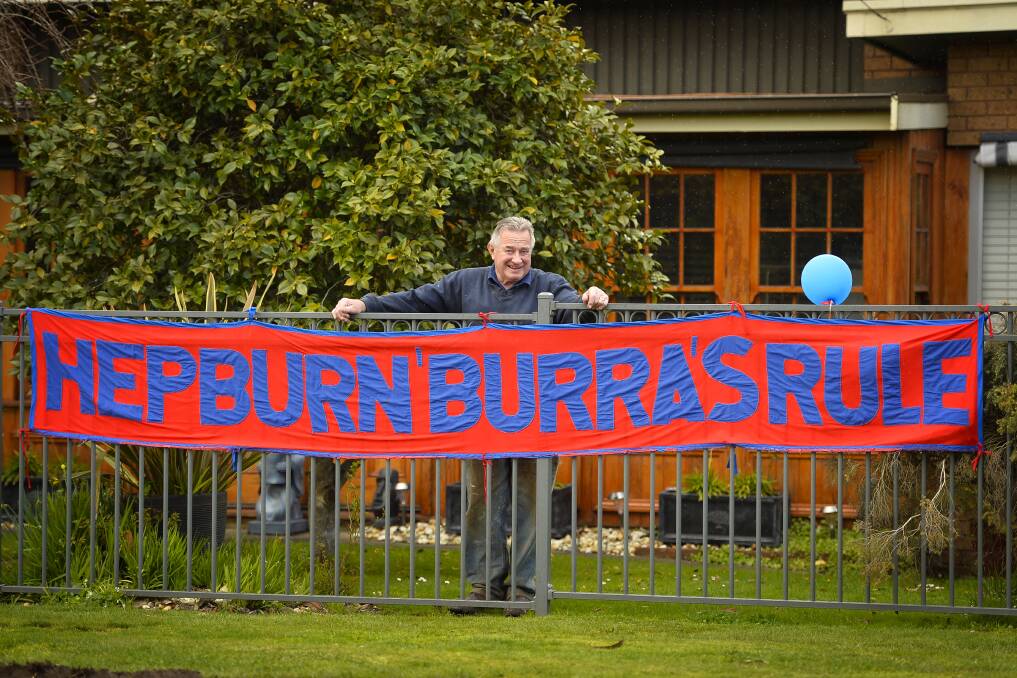 BURRAS: Hepburn Football Netball Club secretary Bill Pedretti will be cheering on the Burras at the Central Highlands Football League senior grand final. Picture: Dylan Burns. 
