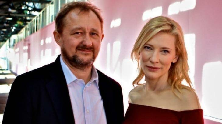 Actress exposes adoption issues: Cate Blanchett with husband Andrew Upton. Photo: Marco Del Grande