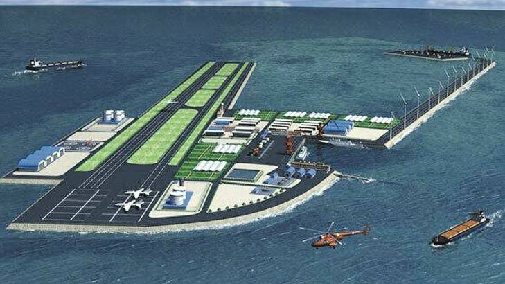 It's artificial islands, like this one planned by China, that are causing alarm around the South China Sea.
