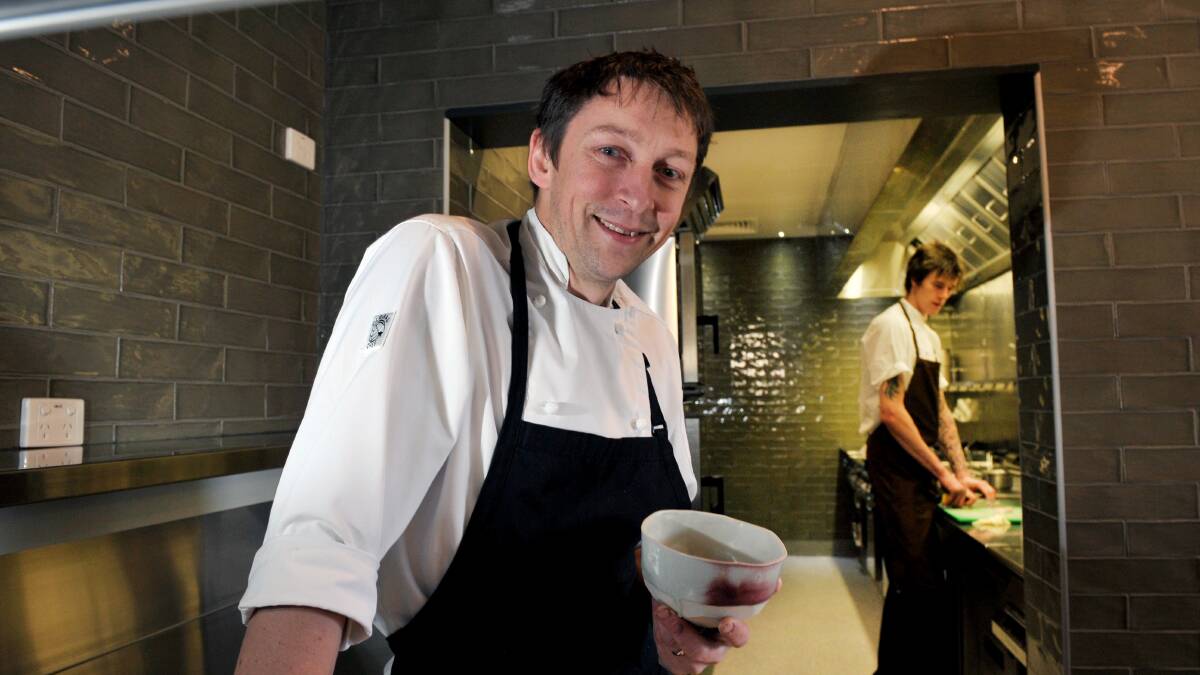 Pictured is head chef David Willcocks in the new kitchen. Picture: JULIE HOUGH
