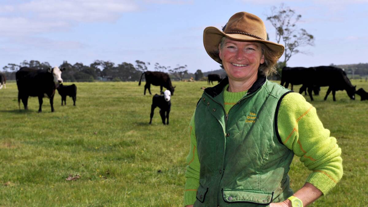 Lyn Kelson from the Green Cocky farm at Drummond is a nominated finalist in the Regional Achievement and Community Awards 2014 Environmental Sustainability Award.