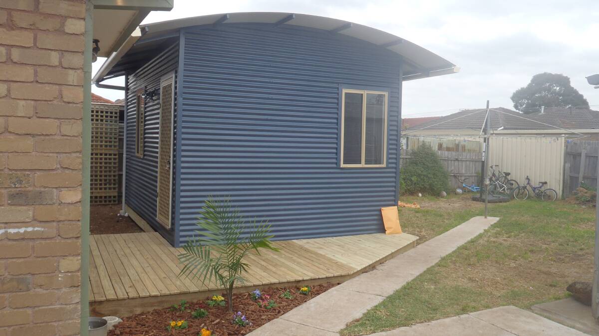 COSY HAVEN: Kids Under Cover build these relocatable studios to enable young people to stay connected to their families.
