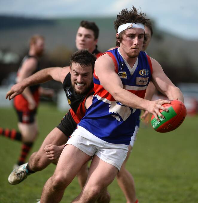 TOP DOG: Luke Said was one of Daylesford’s best players in their elimination final clash with Buninyong.