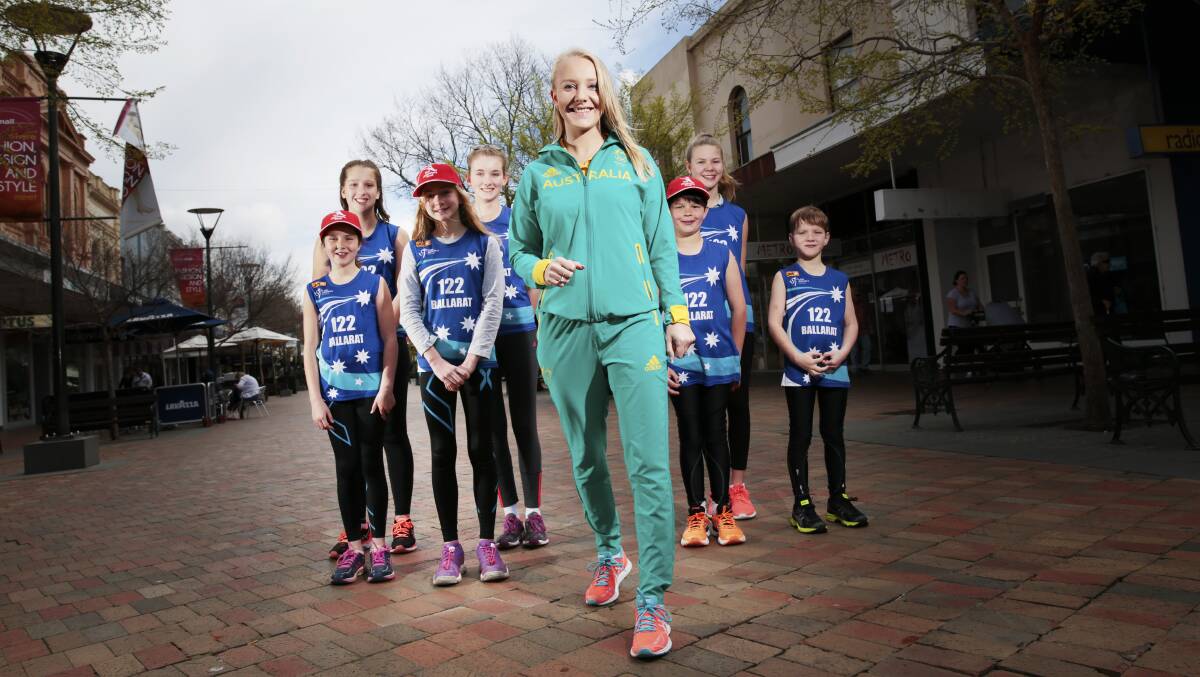 BEST FOOT FORWARD: Rachel Tallent has struggled with injury, but the former Newlyn girl has made good and will compete in London. 