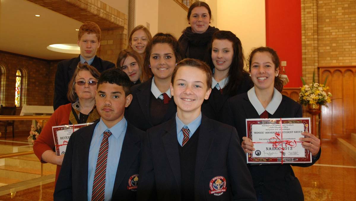 GOULBURN: Trinity Catholic College students received a number of awards during a ceremony a NAIDOC Week Mass in Canberra, for their study and promotion indigenous culture