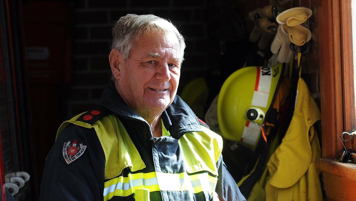  TAMWORTH: Ted Taylor is celebrating 50 years in Manilla Fire and Rescue. Photo: Gareth Gardne