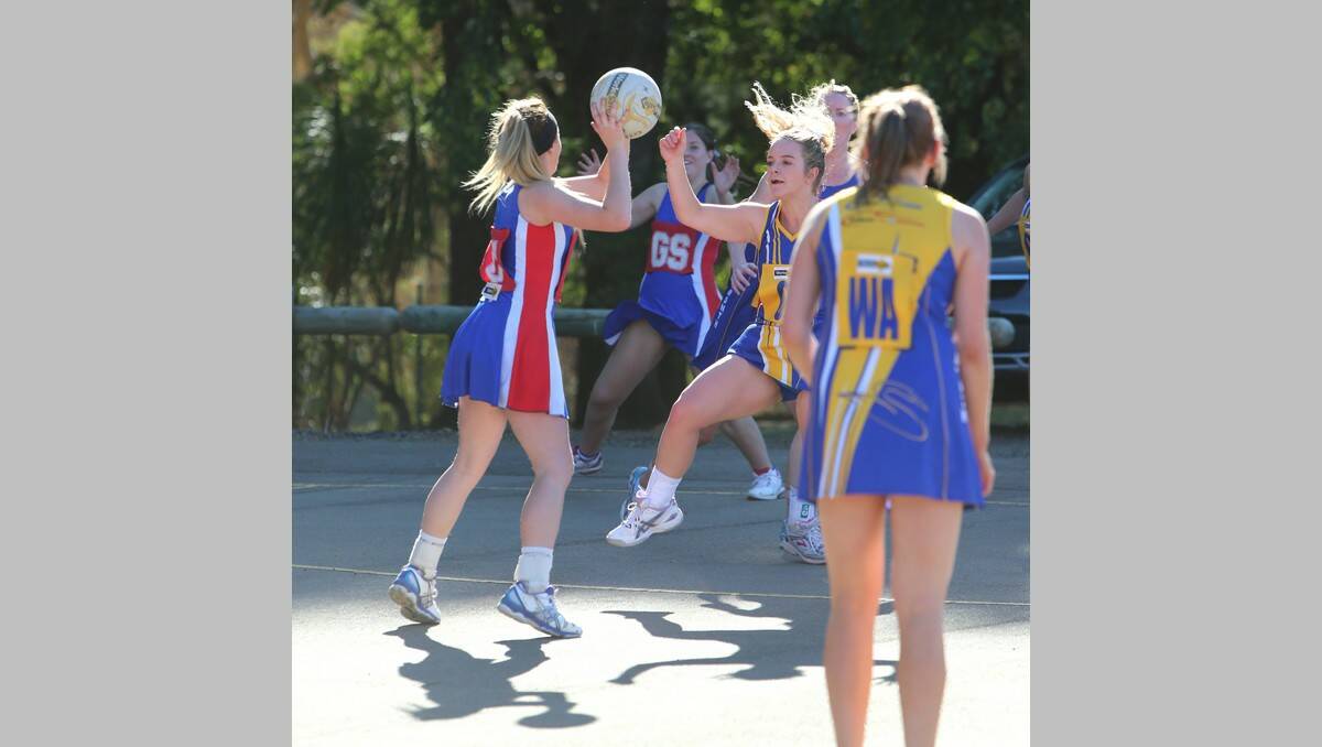 Angie Clark sends Daylesford into attack.