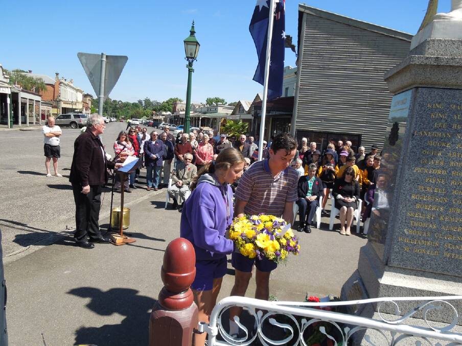 Remembrance Day in Clunes 2013. Photo Michael Cheshire