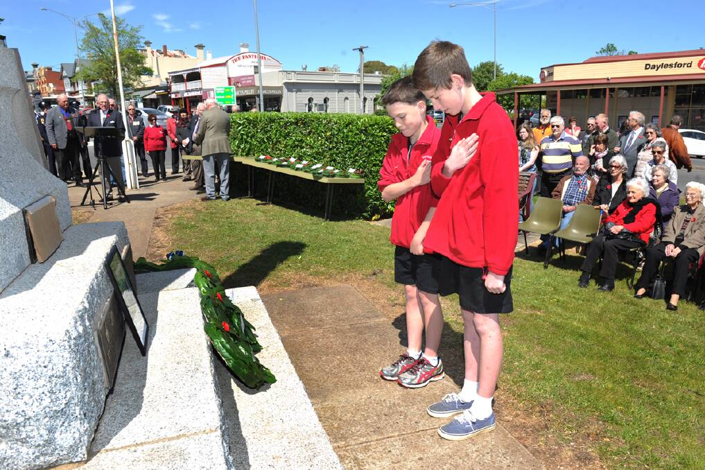 Remembrance Day in Daylesford 2013
