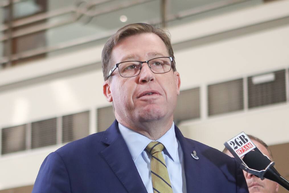 Former NSW Police Minister Troy Grant, whose father Kenneth has been charged.