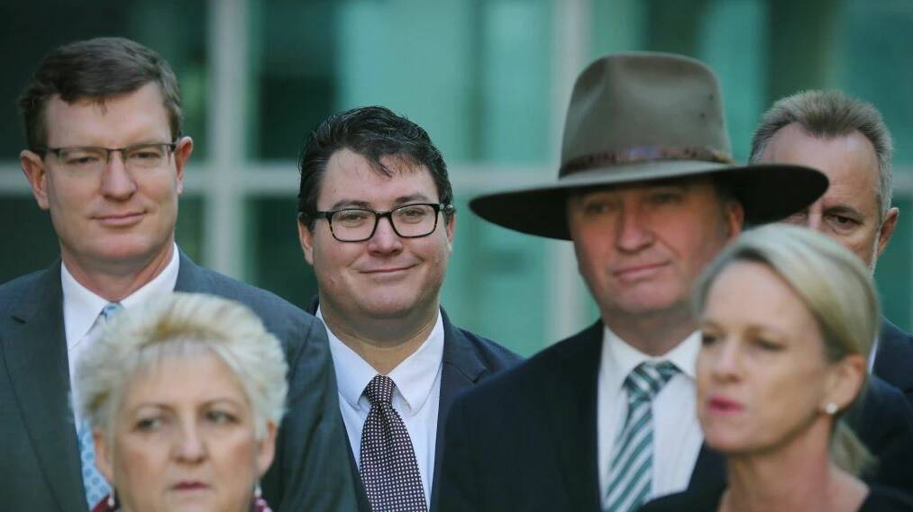Nationals MP George Christensen's motion to adopt a policy of banning the burqa was defeated 55-51. Photo: Alex Ellinghausen