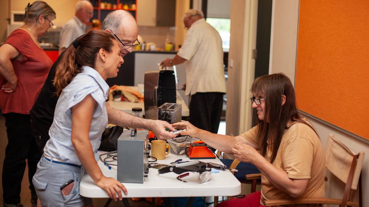 Celebrations: The Daylesford Repair Cafe will turn one this weekend. 