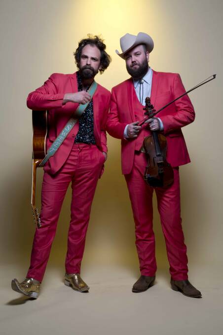 TWO ARE BETTER THAN ONE: The Jonny Fritz and Joshua Hedley Show lands in Castlemaine.