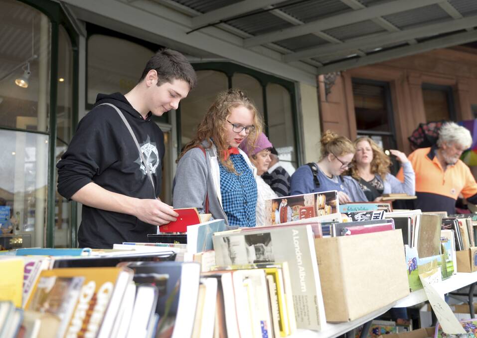 Clunes will once again be transformed into a giant book shop for this year's Booktown.