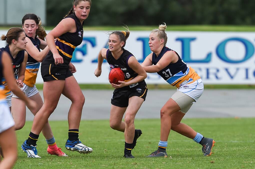 ONE TO WATCH: Murray Felines' young gun Zali Spencer has been picked in the Murray Bushrangers' girls squad for the 2020 NAB League season.