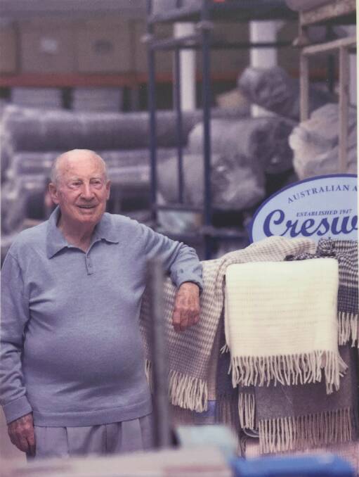 Paul Ryzowy in his mill. he lived to be 96, dying in 2008.