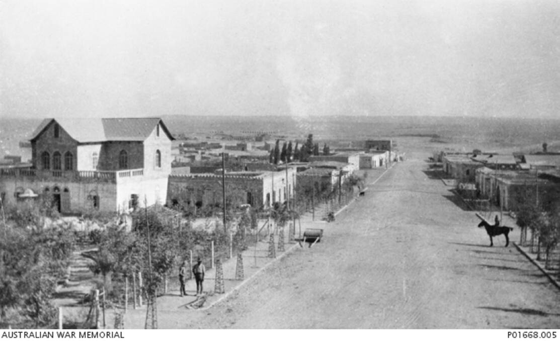 The town of Beersheba after its capture. Picture: AWM