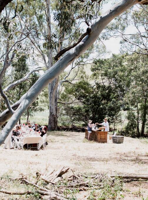 Plate Up Ballarat: Functions such as this outdoor dinner by Settler and Sons will be a feature of the new event focusing on the food that Ballarat and the region has to offer. Picture: Sophie Welton, Grounded Pleasures.