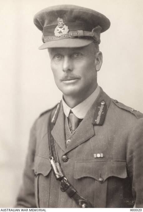 Led from the front: Acting Brigadier-General William Grant. Picture: AWM.
