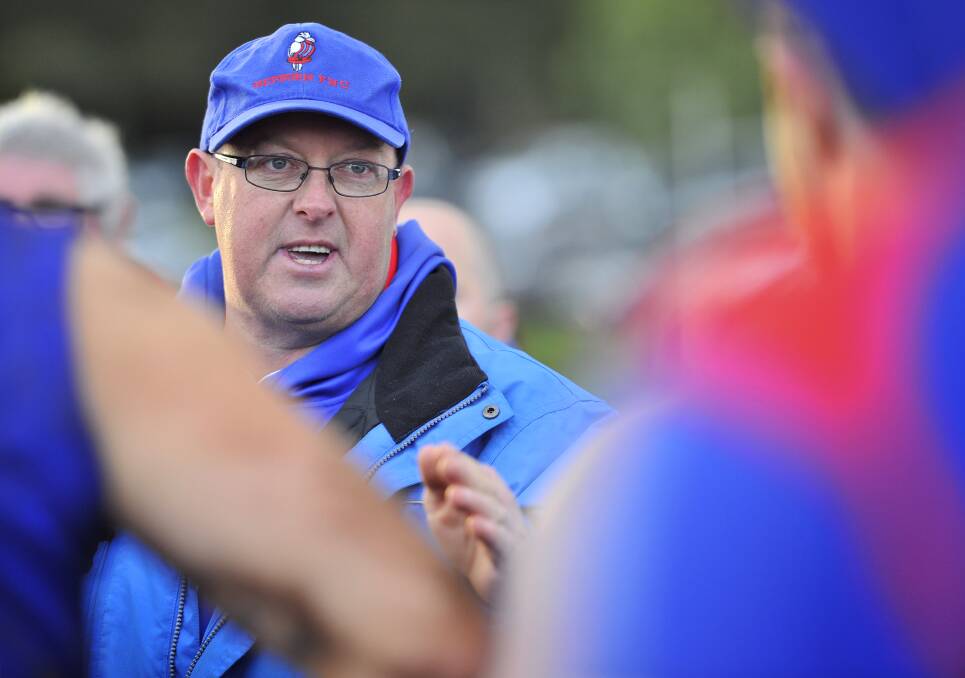 GOING: Hepburn coach Jason Olver has announced he will be leaving the helm of the football club.