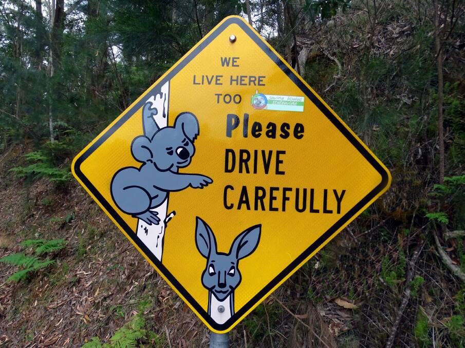 A road sign in Noosa. 