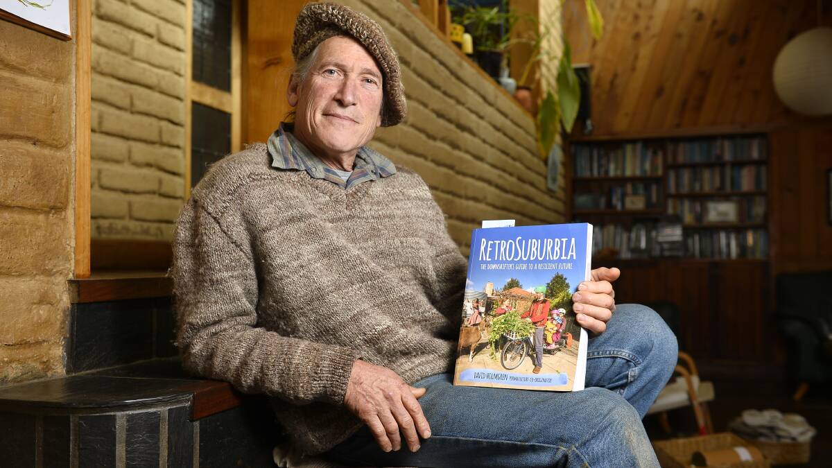 RETROSUBURBIA: Hepburn Springs' David Holmgren will speak about his ideas at the upcoming Words in Winter literary and arts festival this August. Photo: Dylan Burns