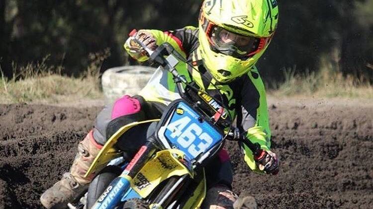 Young Cooper tears up the trails at motocross competitions
