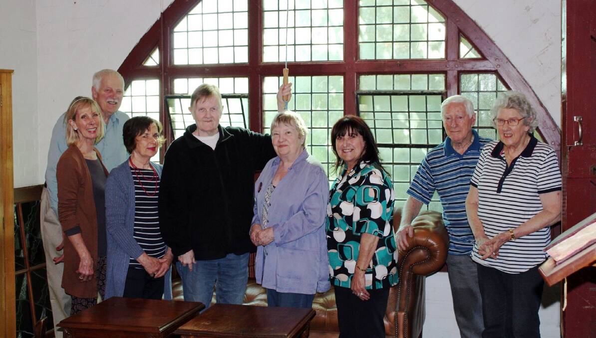 CHANGE: Members of Daylesford's Anglican Church gathered on Friday. Photo: Hayley Elg