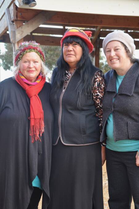 CULTURE: Laurel Freeland, Aunty Marilyne Nicholls and Jodie Goldring are collaborating on a project to highlight different cultures and their unique weaving techniques.