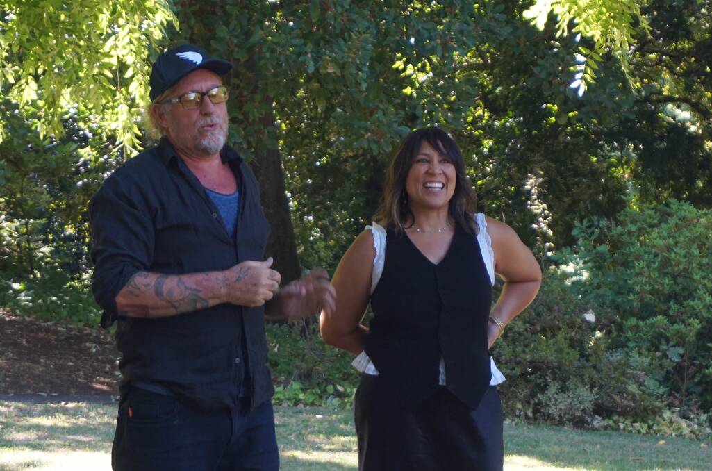 WEEK OF WELLNESS: Artist David Bromley and singer Kate Ceberano announced they will be creative co-directors for Daylesford's new tourism event. Photo: Hayley Elg