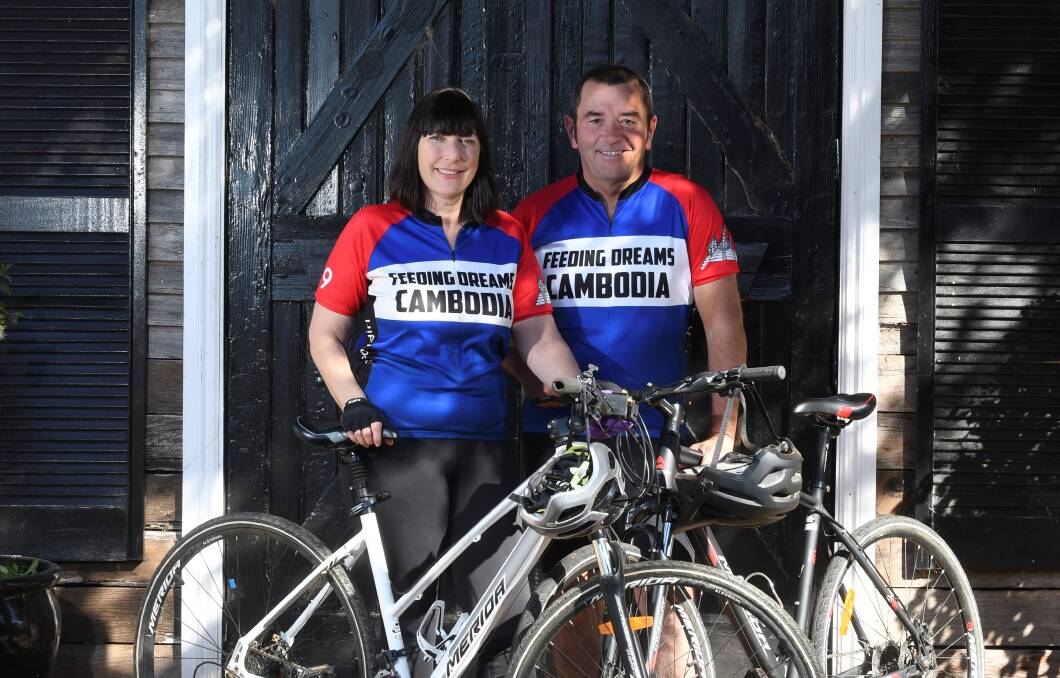INSPIRATIONAL: Rose Wilson and Stephen Peirce completed the 650-kilometre ride earlier this year. Photo: Lachlan Bence
