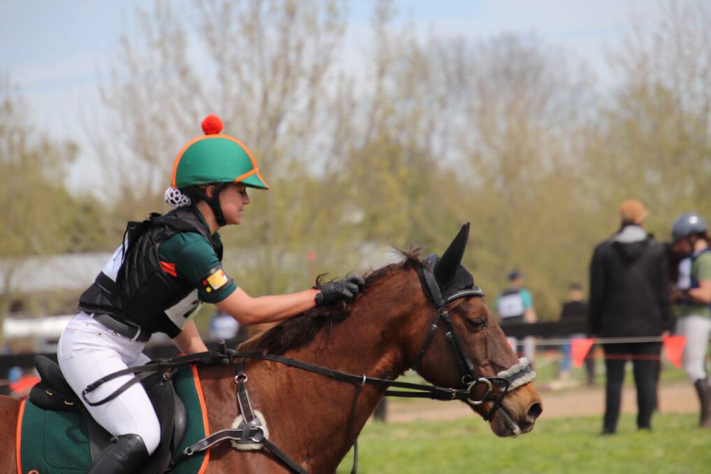 COMPETITION: Alice Knox of Glenlyon Pony Club riding Clancy. Photo: Chris Esh Photography 