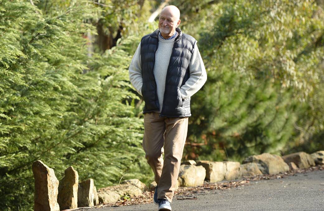 HEALTHY HEART: Daylesford's Bruce Bavin has a healthier new lease on life after what he describes as a 'wake up call'. Photo: Dylan Burns
