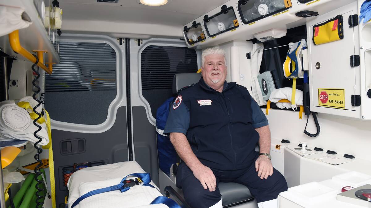 HELPING HAND: Barry Nicholls has worked as a paramedic in both metro and regional areas of Australia for almost 40 years. Photo: Kate Healy