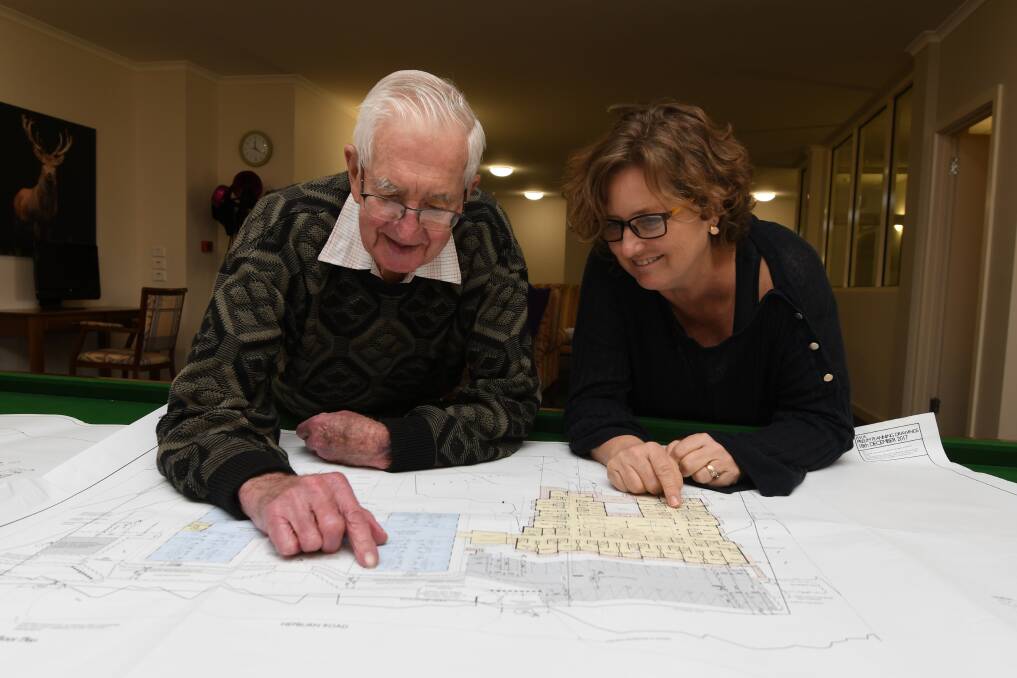 PLANS: Resident's advocate Jim Lycett and Hepburn House Facility Manager Dianne Jones. Photo: Lachlan Bence