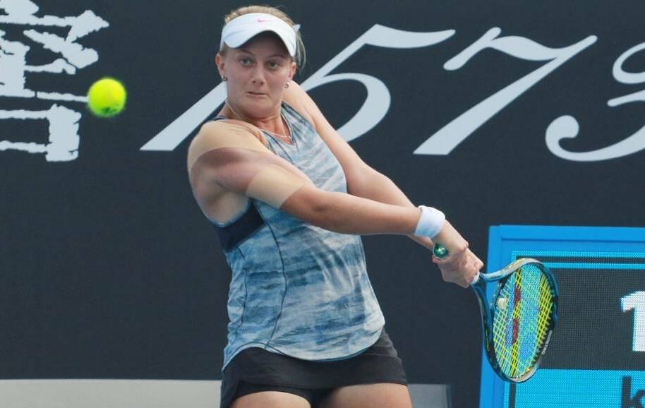WINNER: Kingston's Zoe Hives won her first title on the Women's Tennis Association tour.